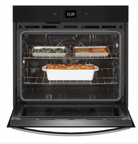 Whirlpool 30" 5.0 Cu. Ft. Smart Single Wall Oven with Air Fry, Fingerprint-Resistant Stainless Steel – WOES5030LZ