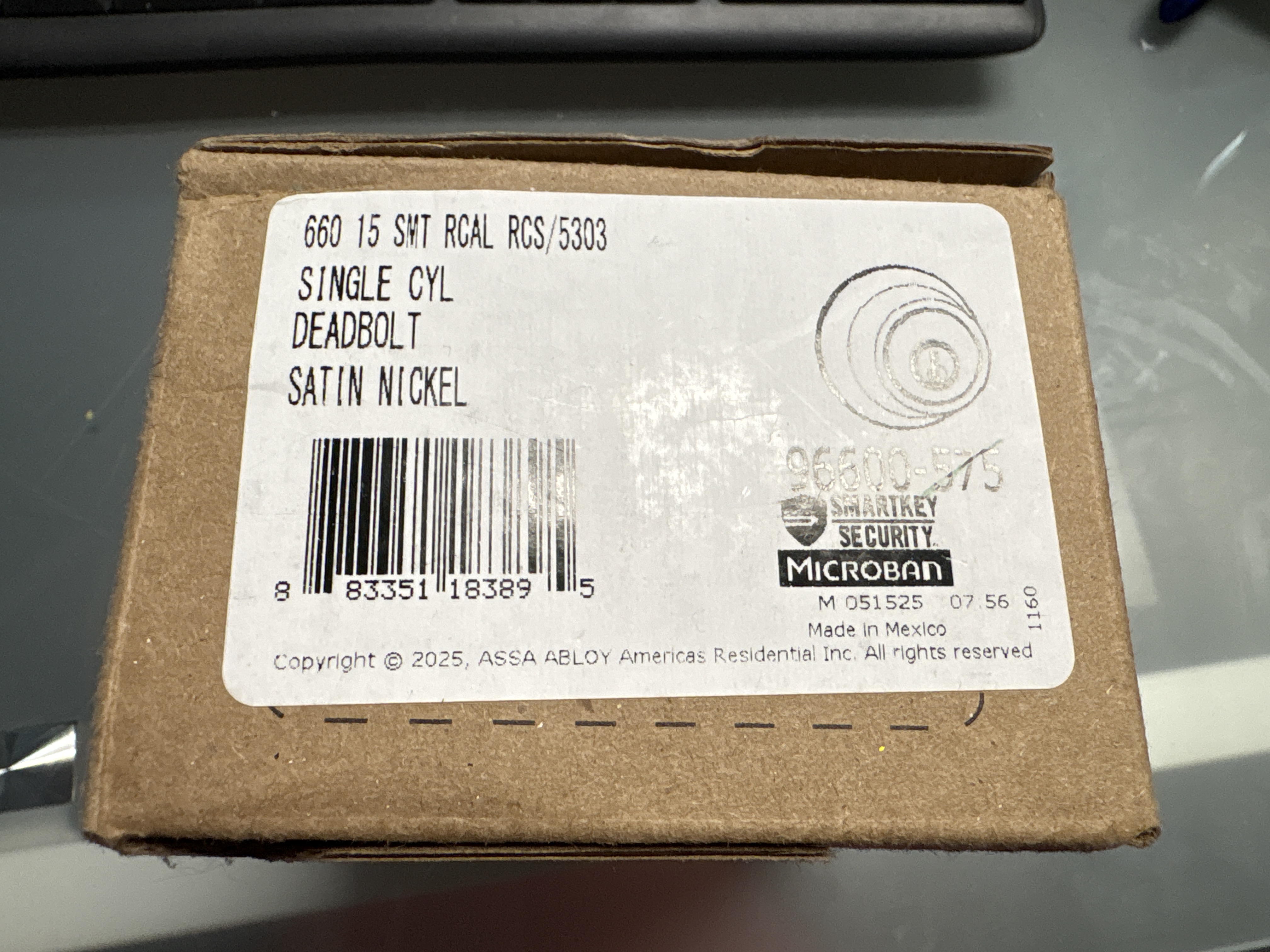 Kwikset Security Single Cylinder Deadbolt Satin Nickel