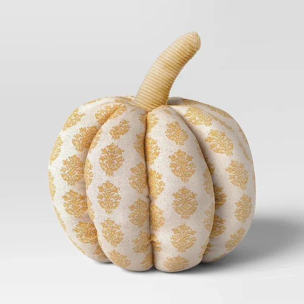 Block Print Shaped Pumpkin Pillow - Threshold