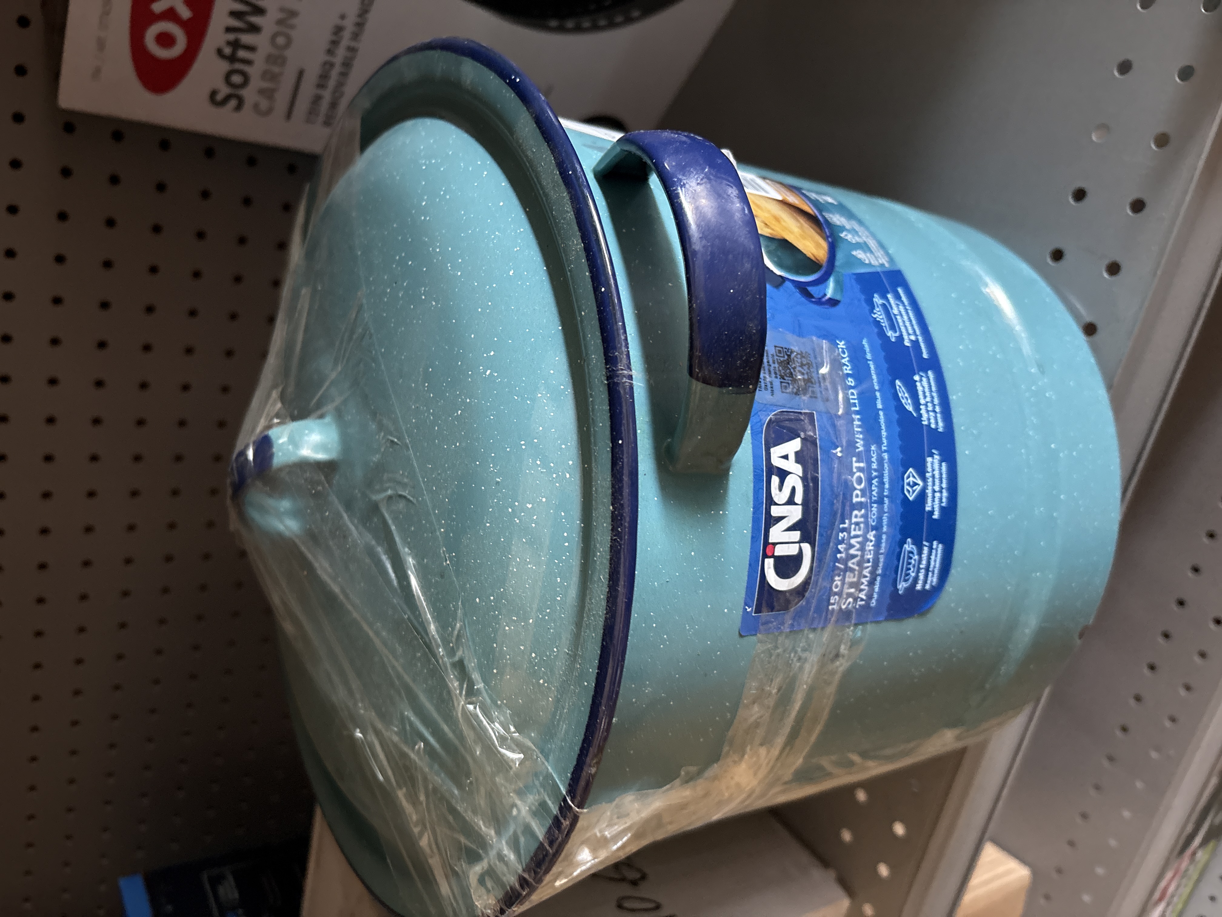 Cinsa 15qt Steamer Pot Turquoise