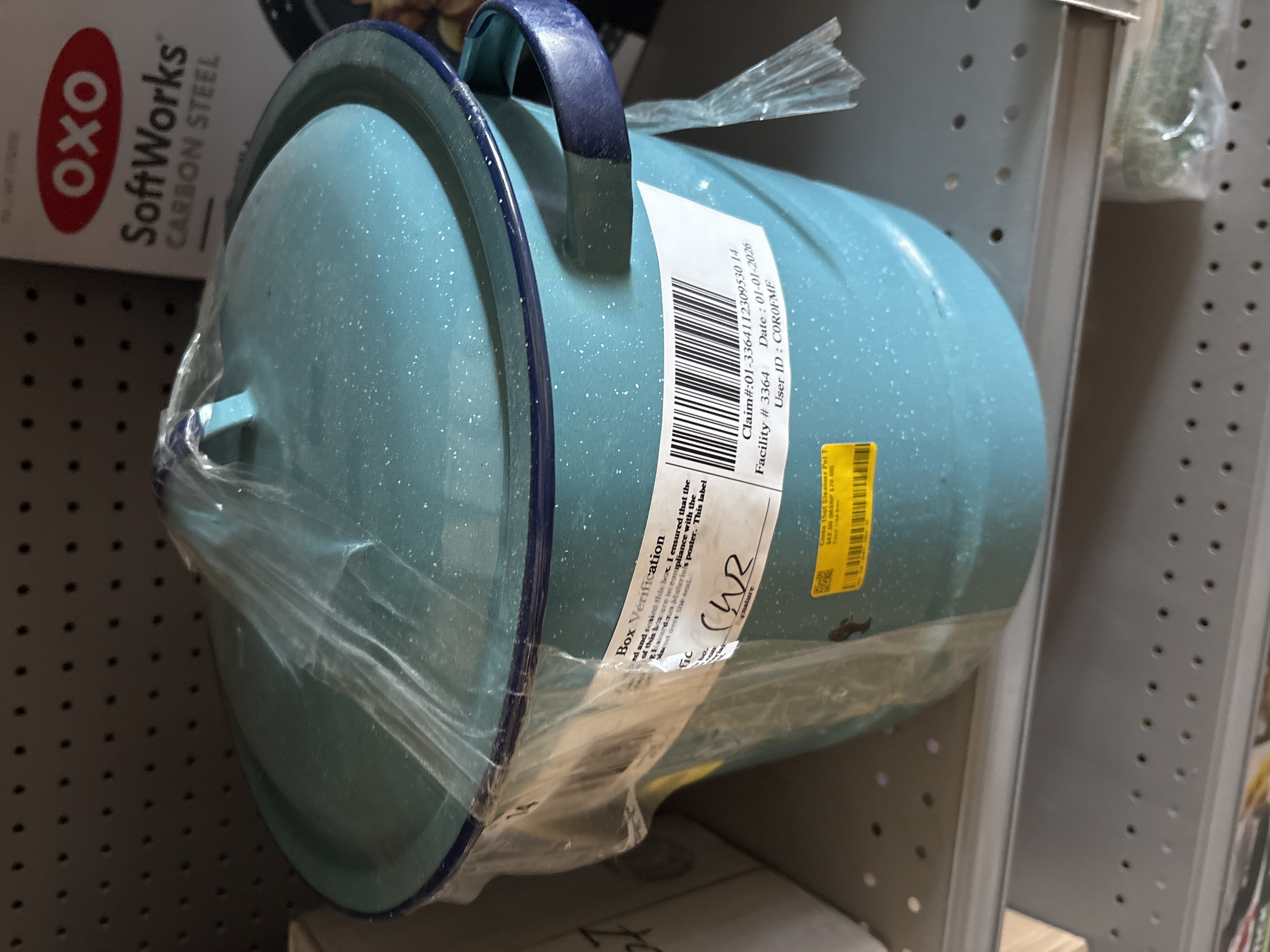 Cinsa 15qt Steamer Pot Turquoise