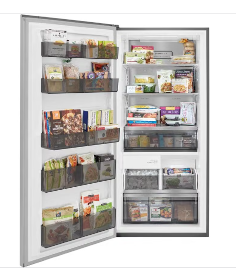 Frigidaire Professional 19 Cu. Ft. Single-Door Upright Freezer, Stainless Steel – FPFU19F8WF