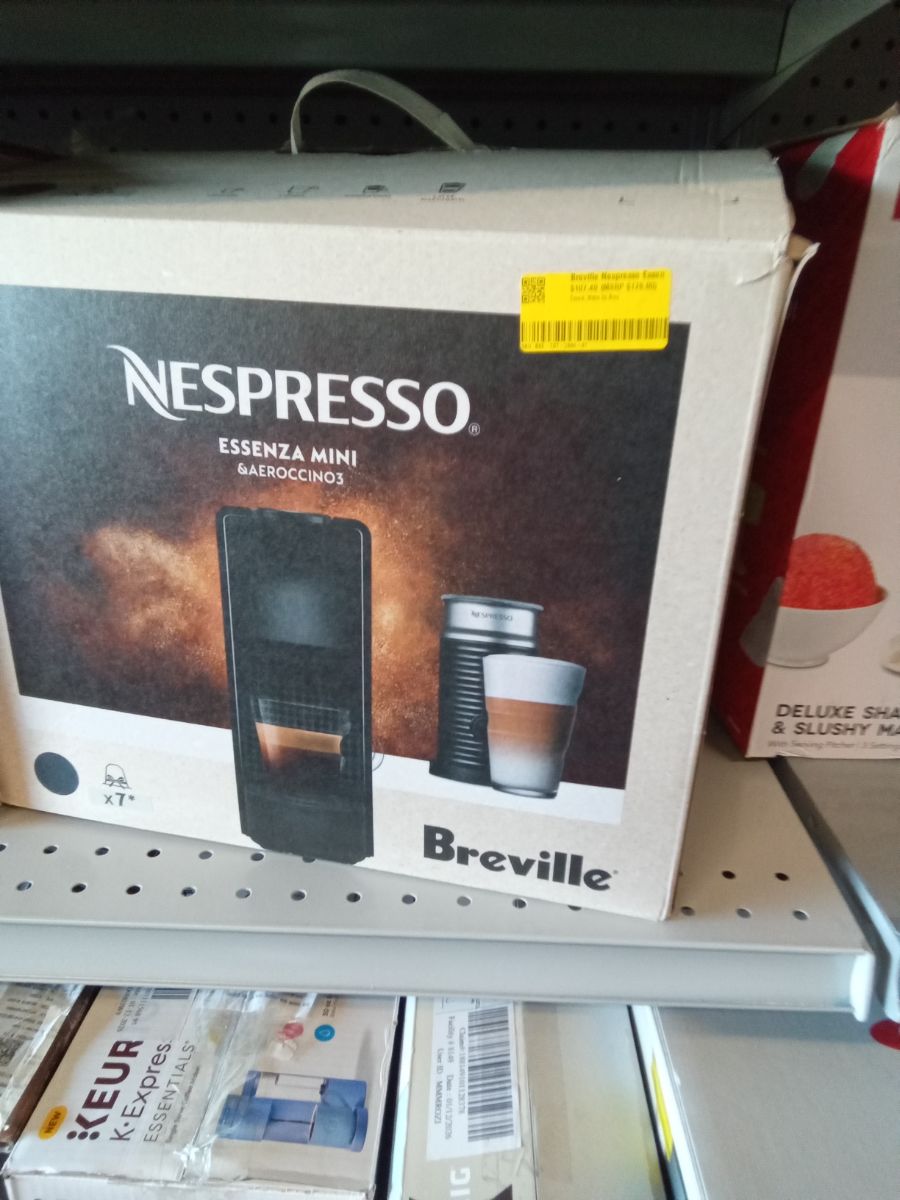 Breville Nespresso Essenza Mini Espresso Machine By Pure White