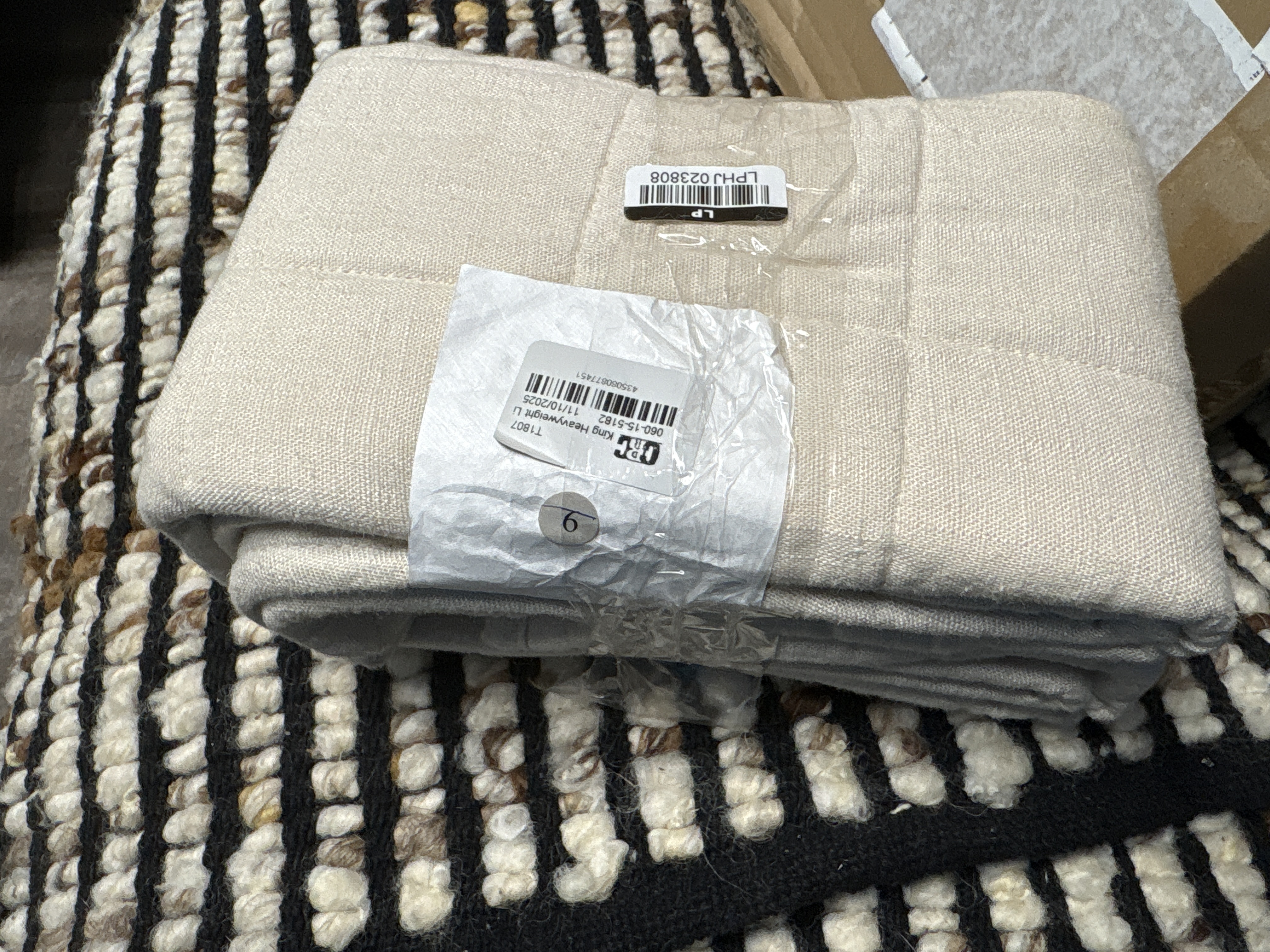 Casaluna King Heavyweight Linen Blend Quilt Pillow Sham Natural