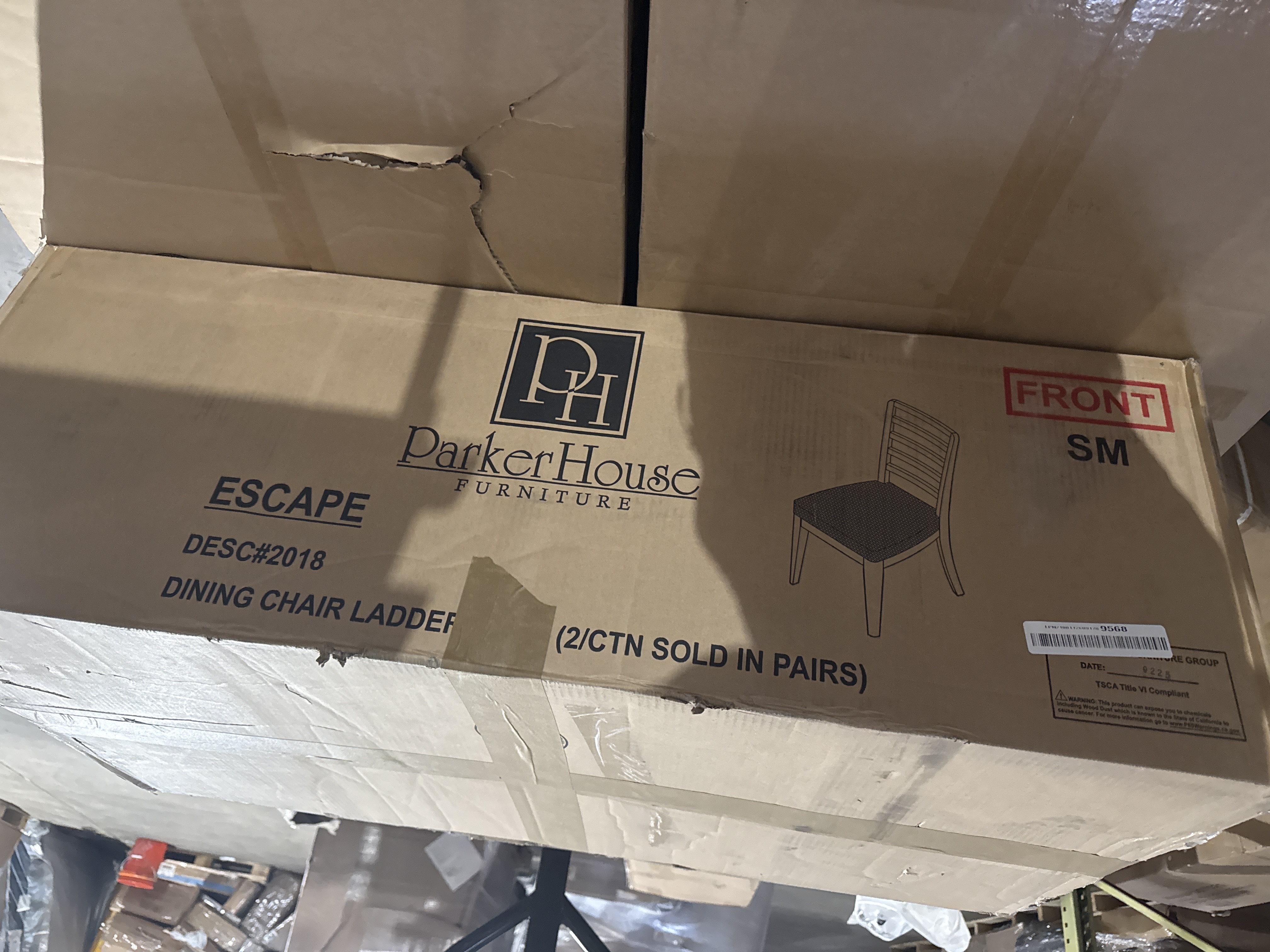 Parker House Escape Ladder Dining Chair (2/CTN Sold in Pairs)