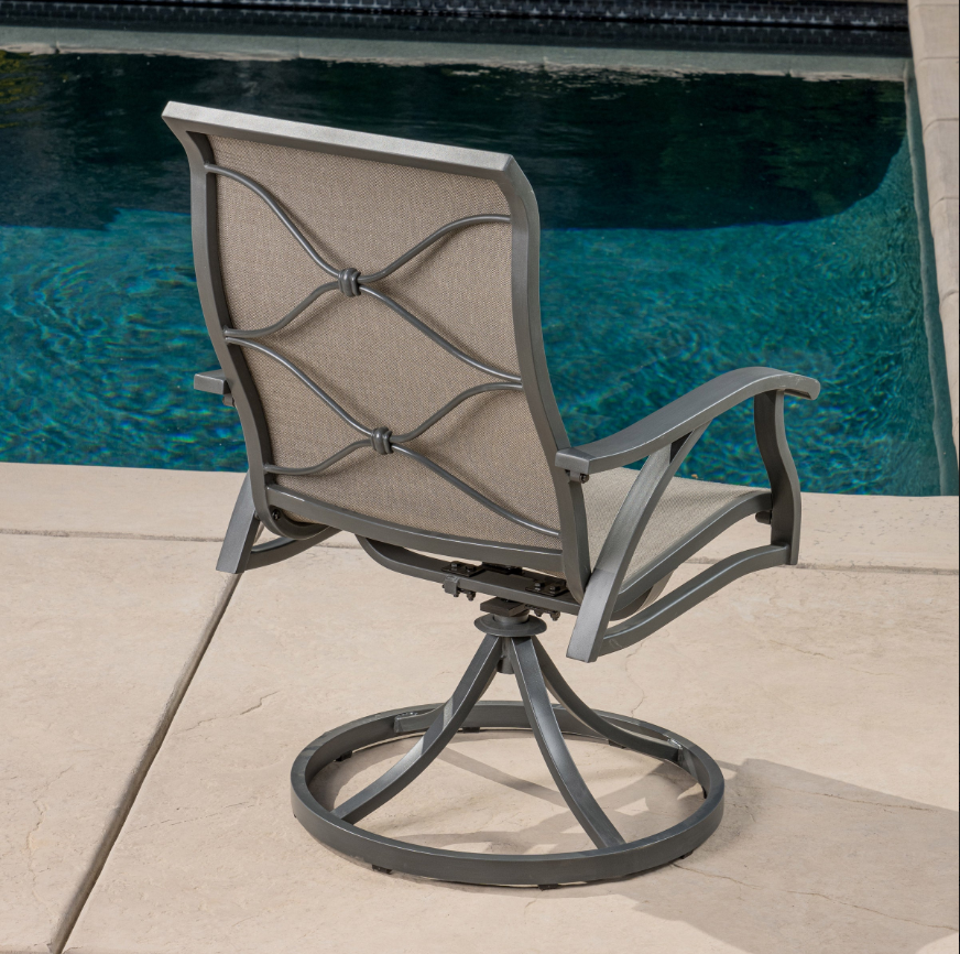 SunVilla Kingston 7-Piece Sling Dining Set