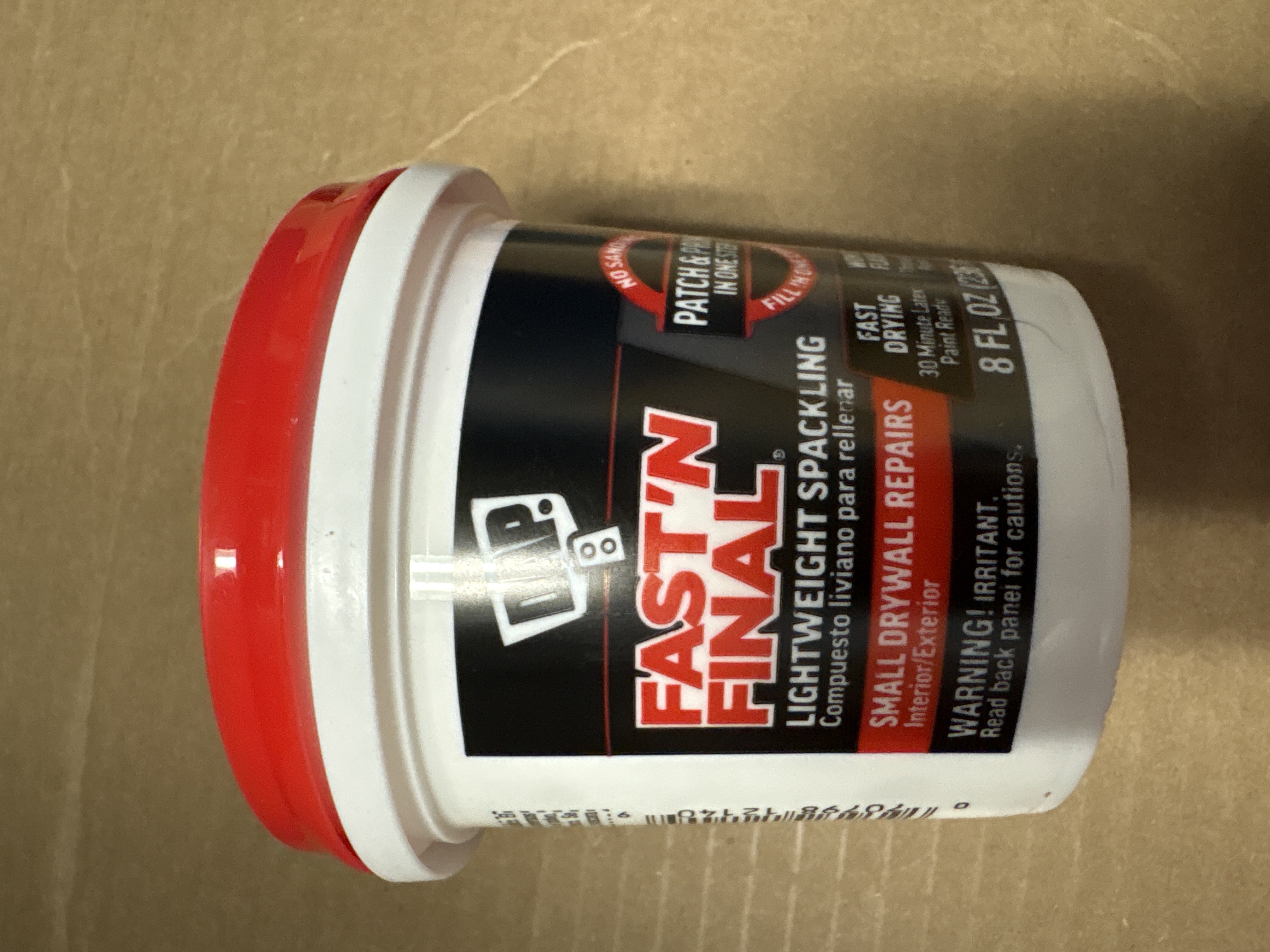 DAP Fast 'N Final 8 Oz. White Lightweight Spackling