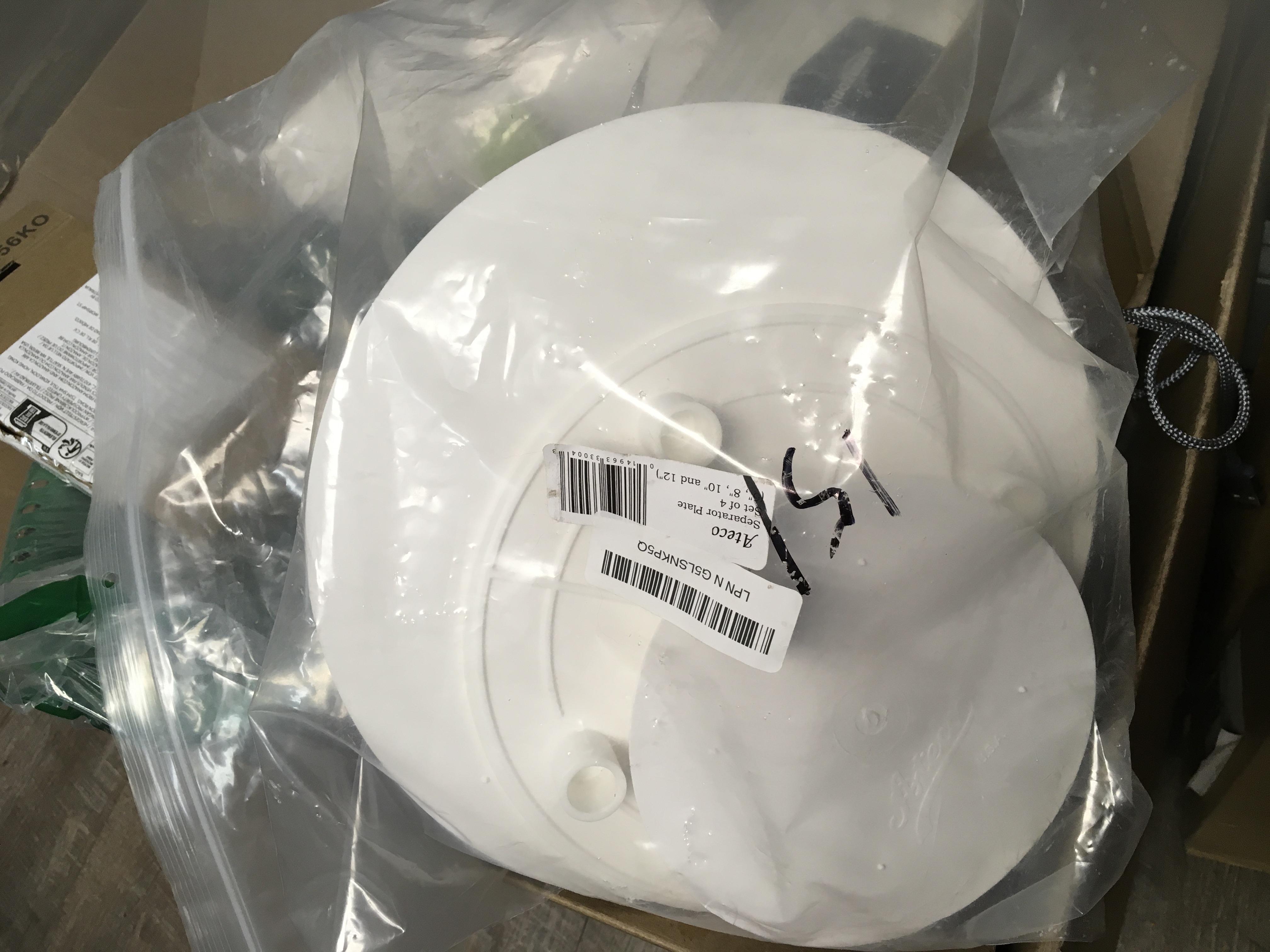 Ateco 4-Piece Plastic Separator Plate Set 33004