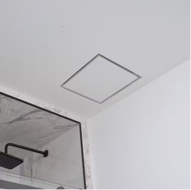 FITTES DWLITBD14X14WHT Flush Exhaust Mount (Lite) 14.25 In. X 14.25 In. White