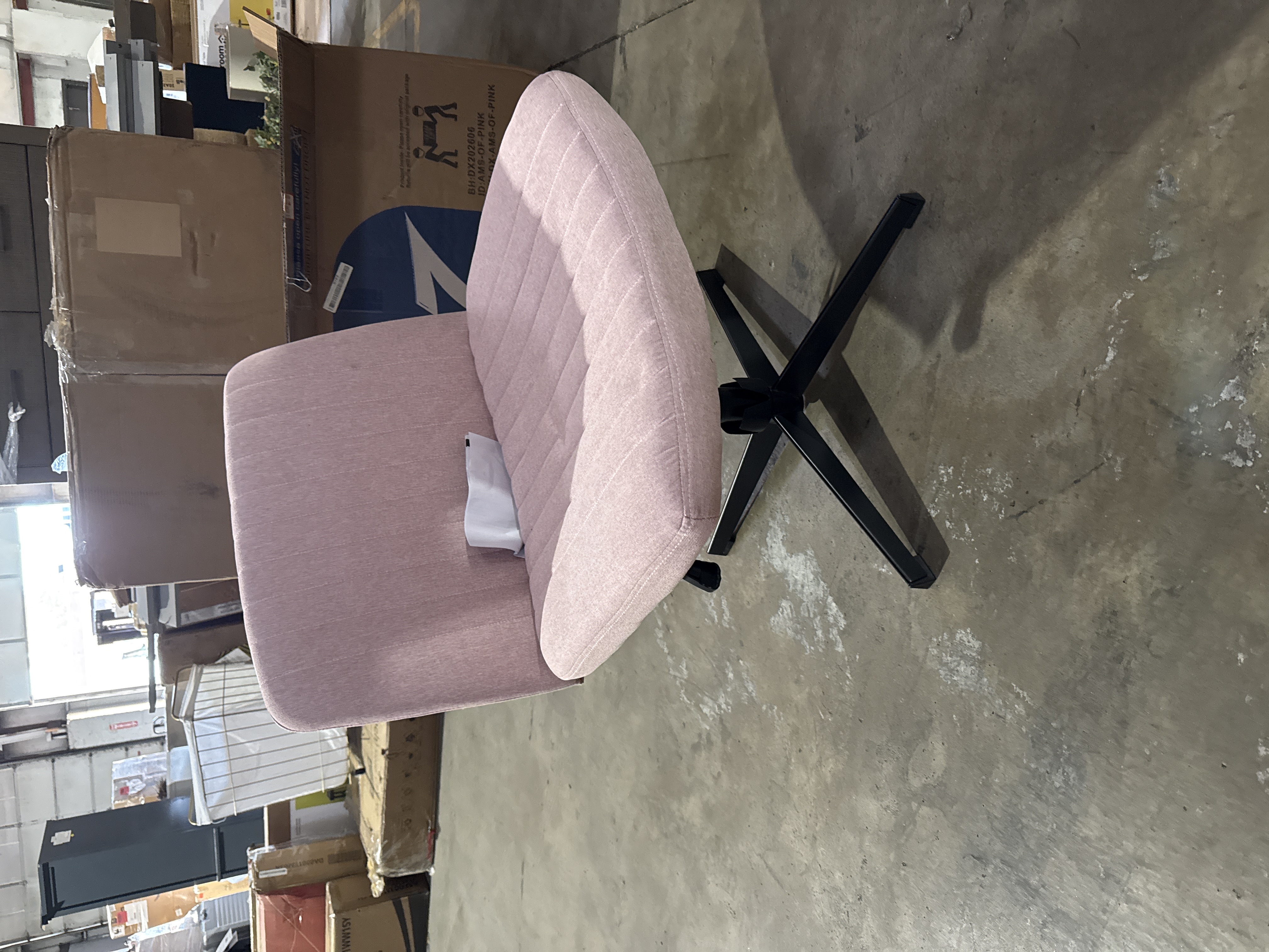 Keyri Criss Cross Office Desk Chair With Wheels