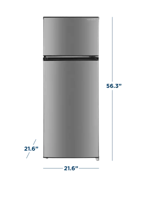 Insignia 7.2 Cu. Ft. Top-Freezer Refrigerator, Stainless Steel – NS-CF72TMSS