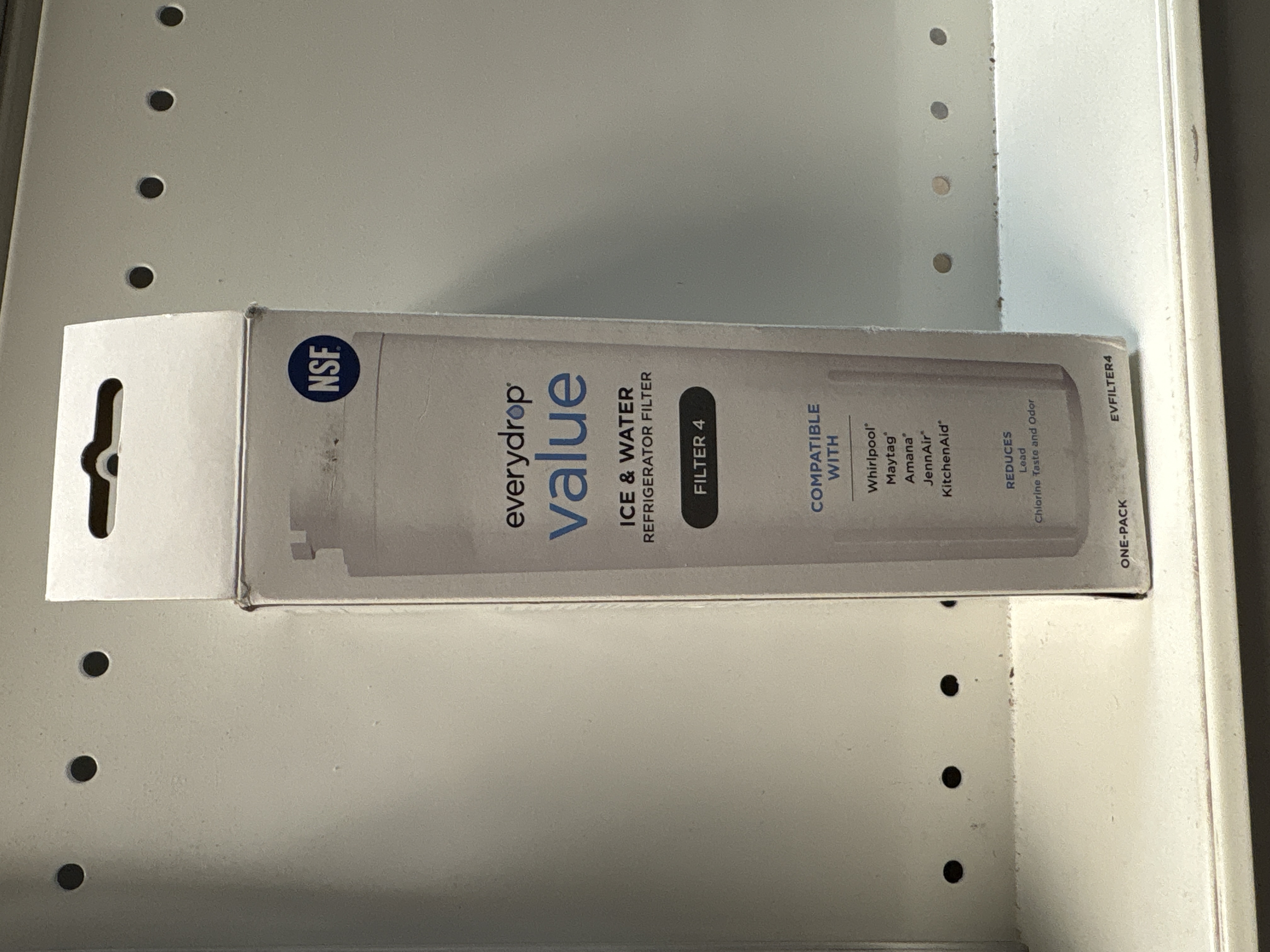 EveryDrop by Whirlpool Value Ice And Water Refrigerator Filter 4, EVFILTER4, Single-Pack