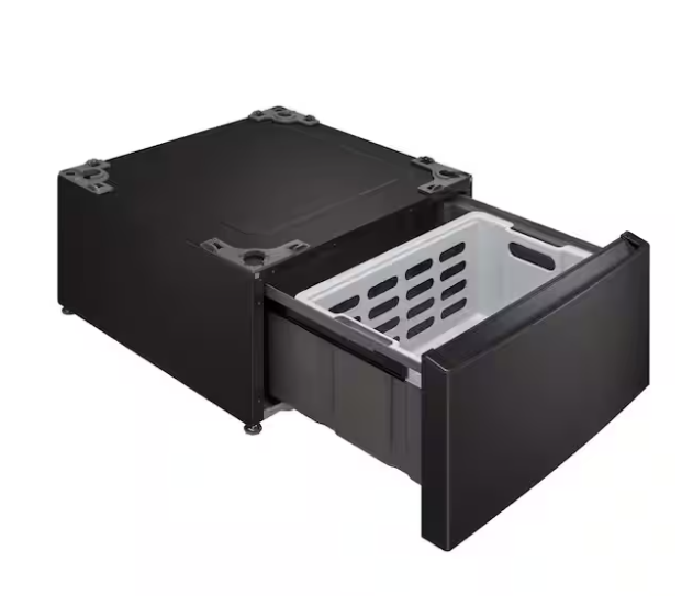 LG 27" Laundry Pedestal Storage Drawer, Black Steel – WDP6B