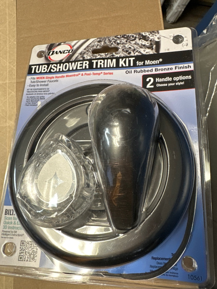 Danco Universal Trim Kit For Moen Tub And Shower Faucets In Oil Rubbed Bronze Finish