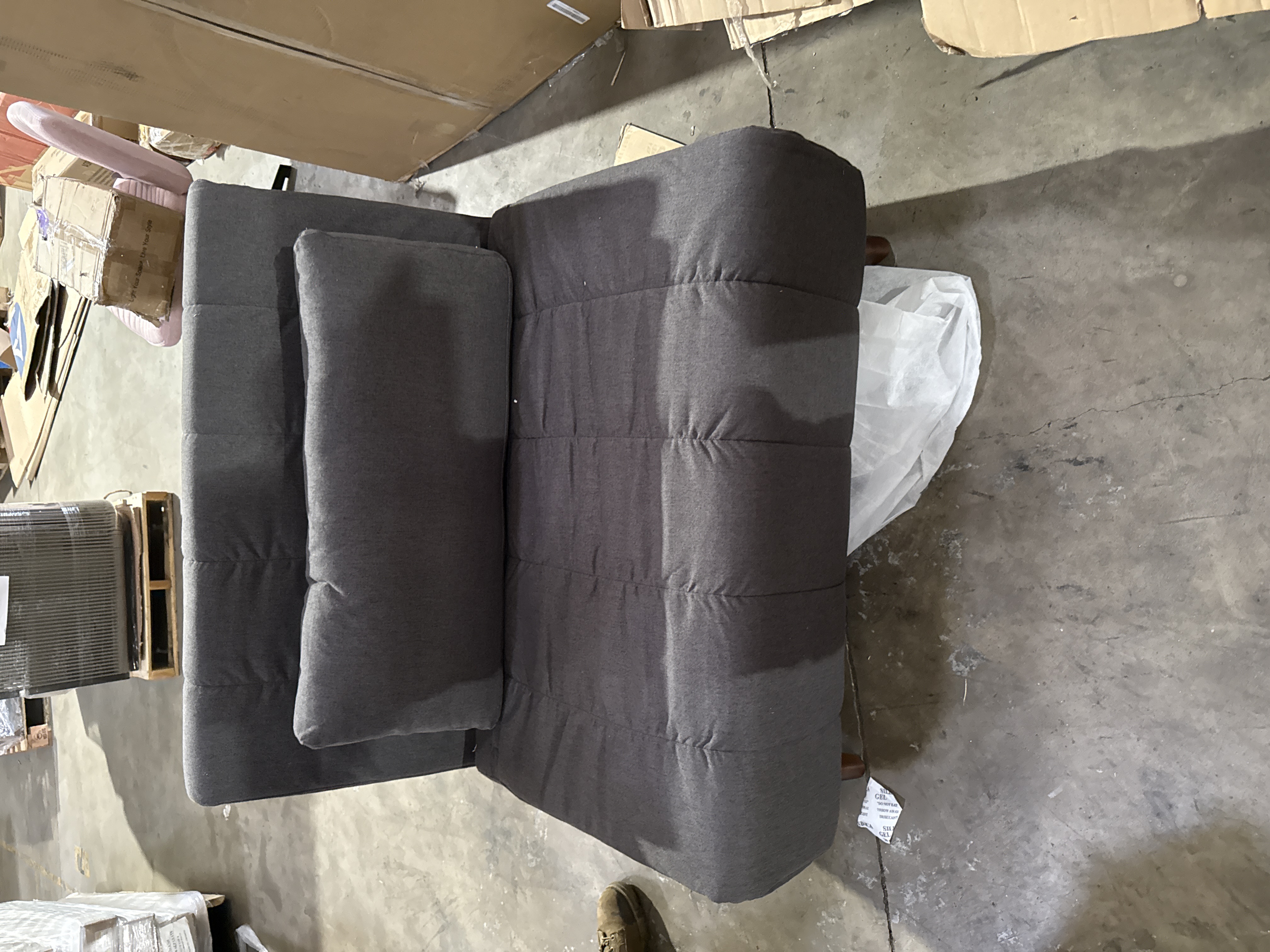 Springfield Convertible Chair Charcoal Model DX-LAH-279N17-P100-BT-17
