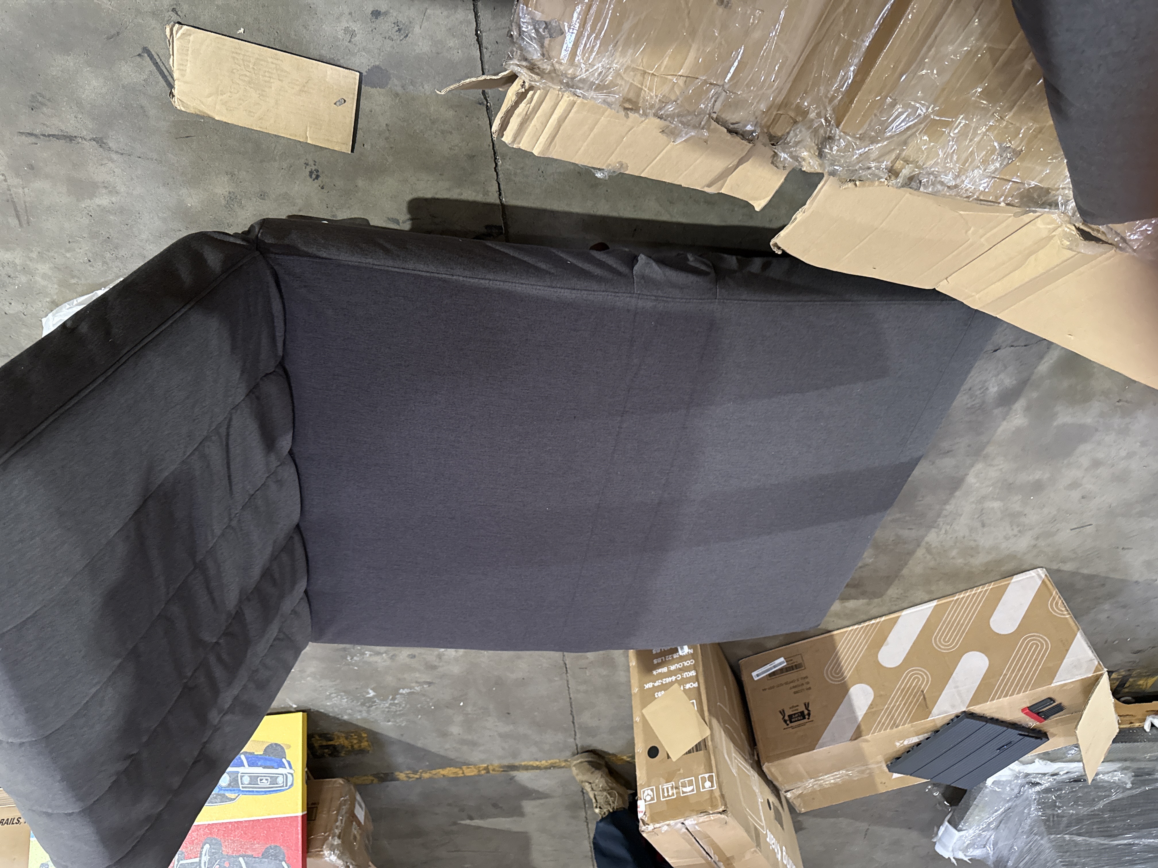 Springfield Convertible Chair Charcoal Model DX-LAH-279N17-P100-BT-17