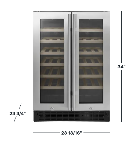 Insignia Dual-Zone Wine & Beverage Cooler, Stainless Steel – NS-BC2ZSS1