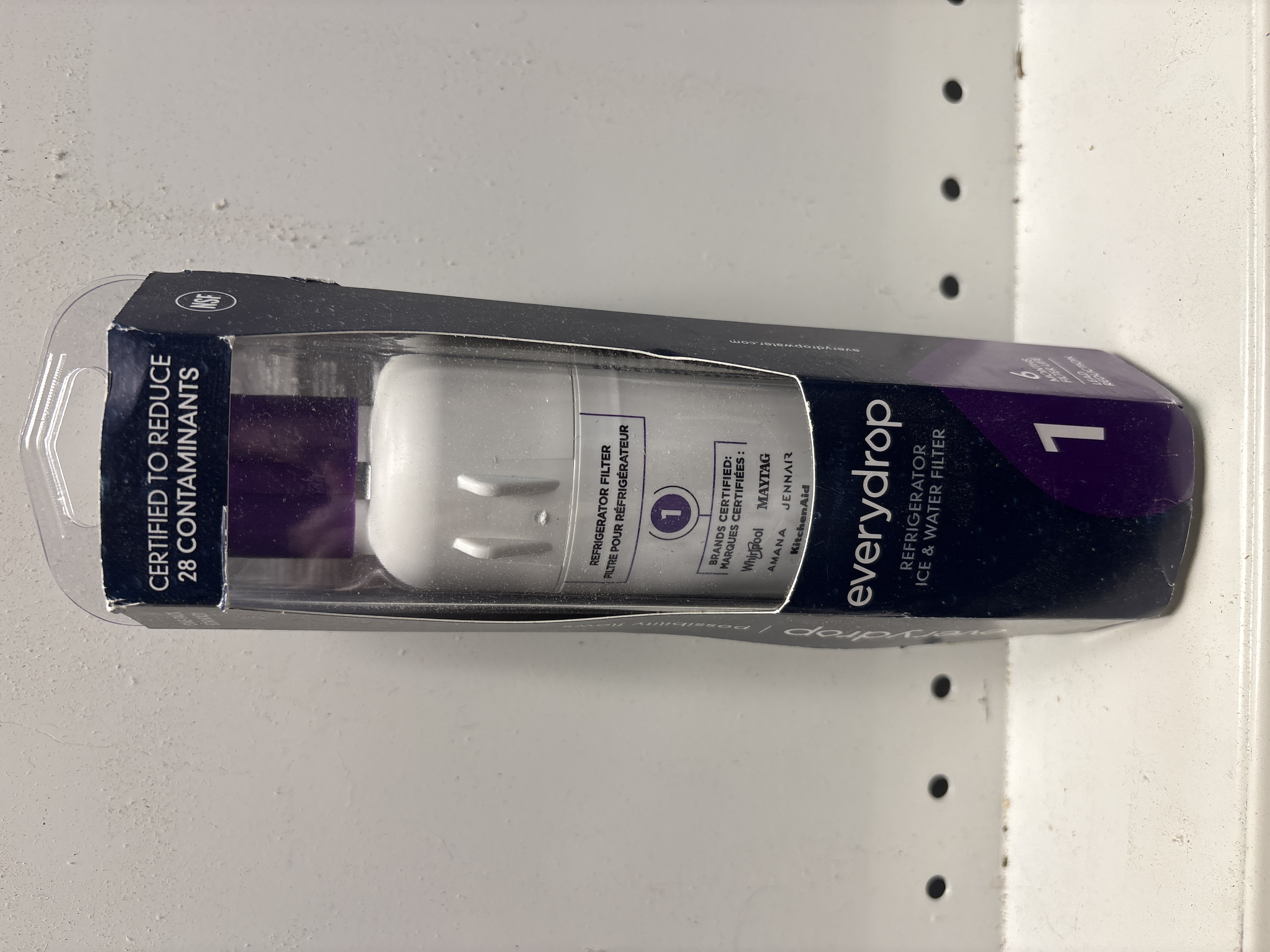 Whirlpool Everydrop Replacement Refrigerator Water Filter, 1