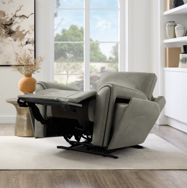 Barcalounger Hollis Leather Zero Gravity Power Recliner with Power Headrest
