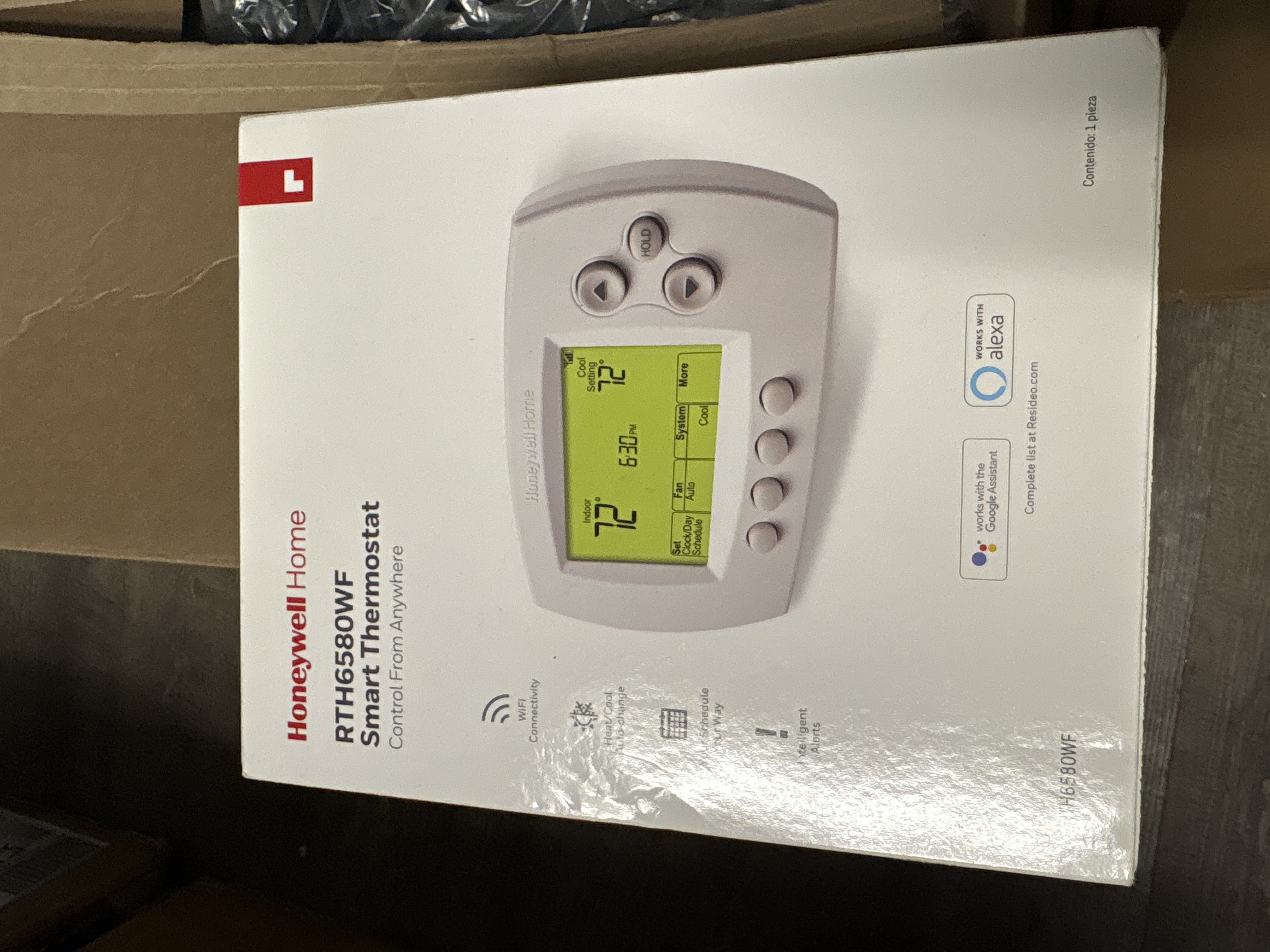 Honeywell Home 7-Day Programmable White Digital Thermostat