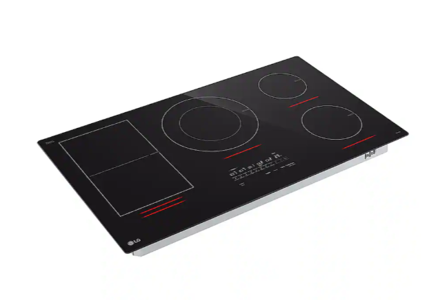 LG 36" Smart Induction Cooktop with UltraHeat 5.0kW Element, Black – CBIH3617BE