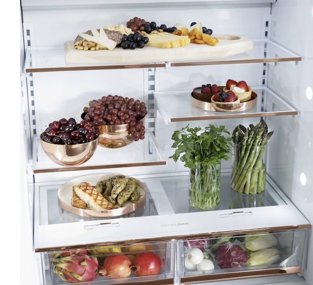 Monogram 36" Fully Integrated French-Door Refrigerator, Custom Panel Ready – ZIP364IPVII
