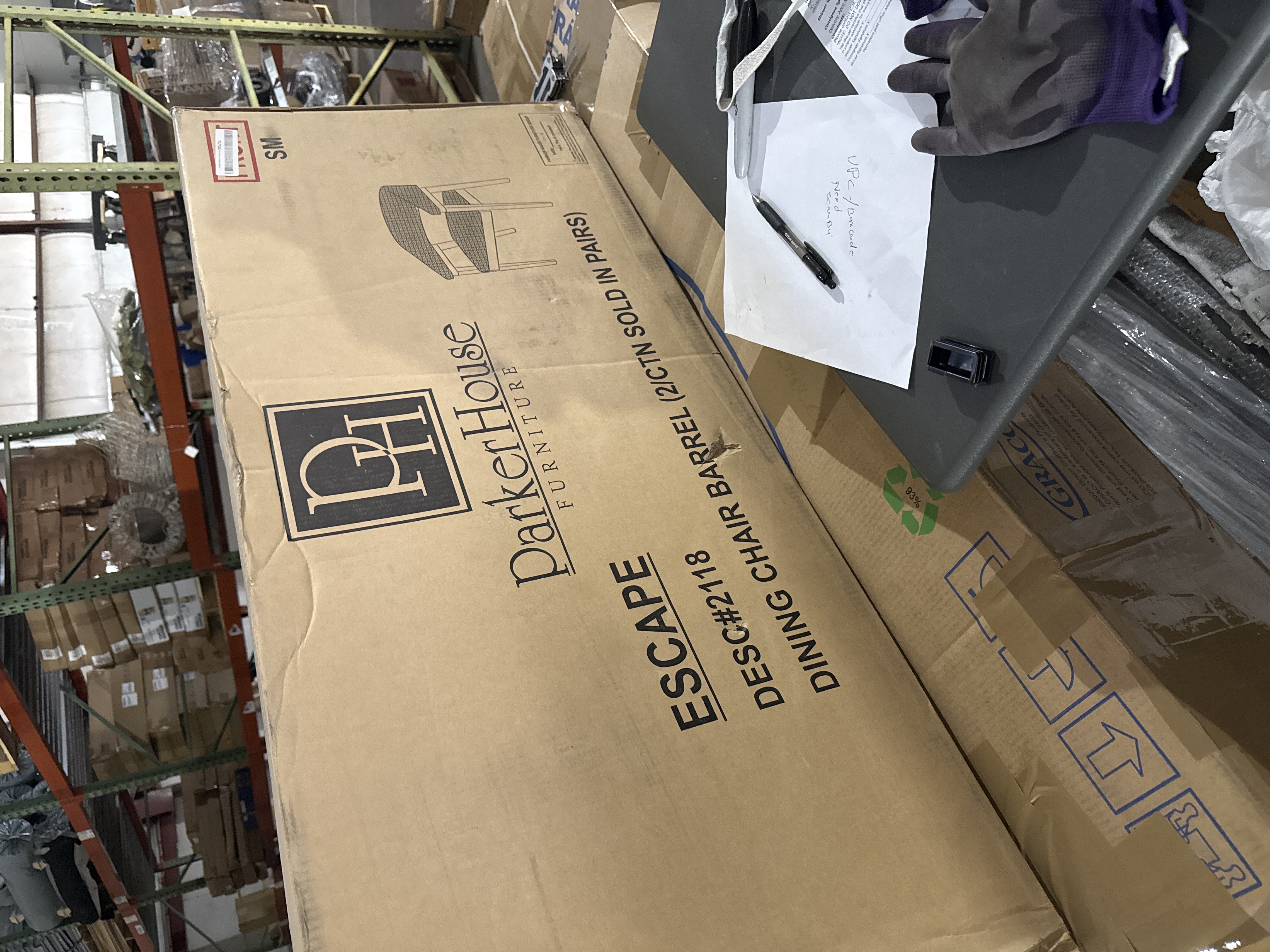 Parker House Escape Dining Chair Pair