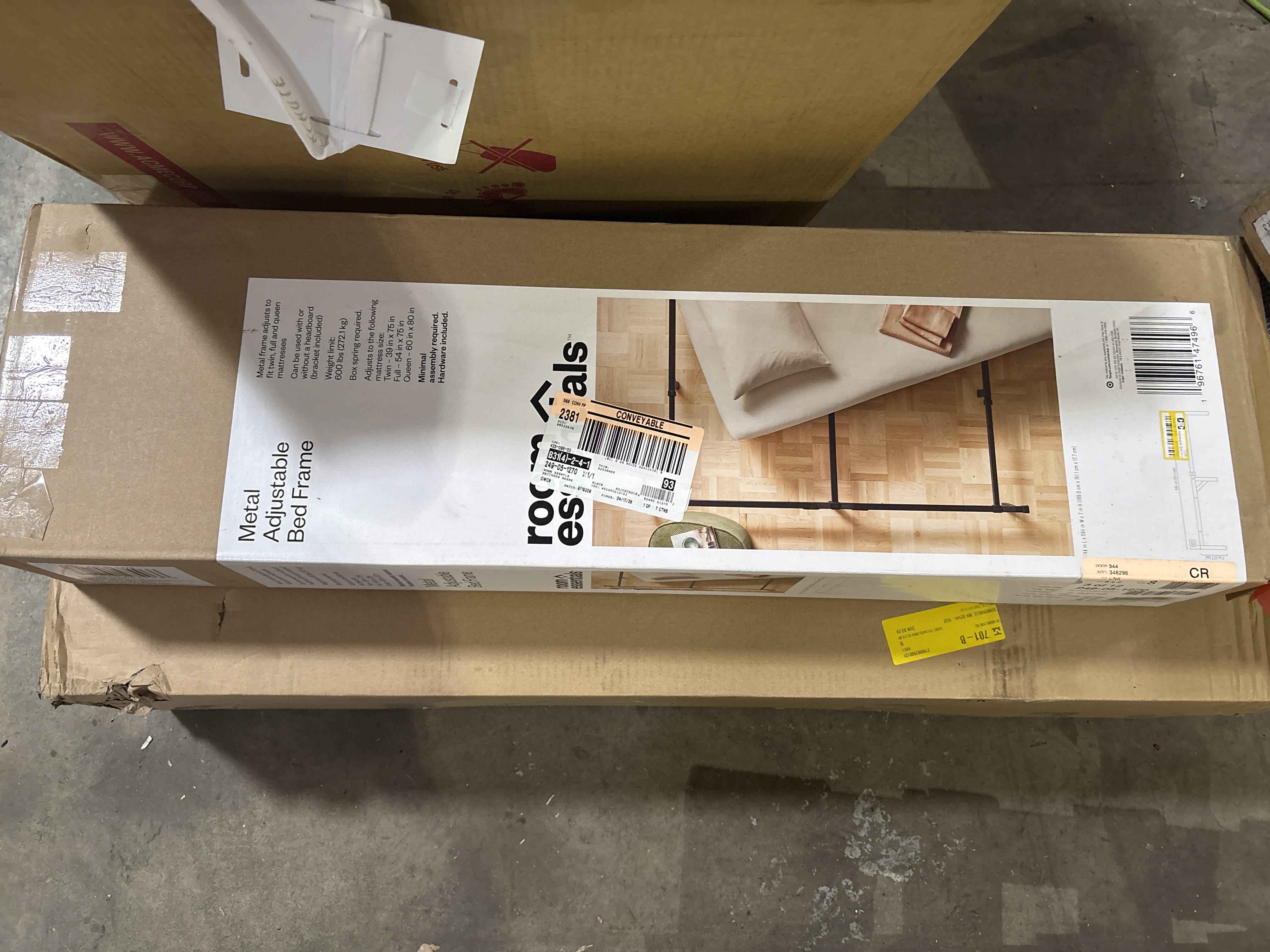 Adjustable Bed Frame Black
