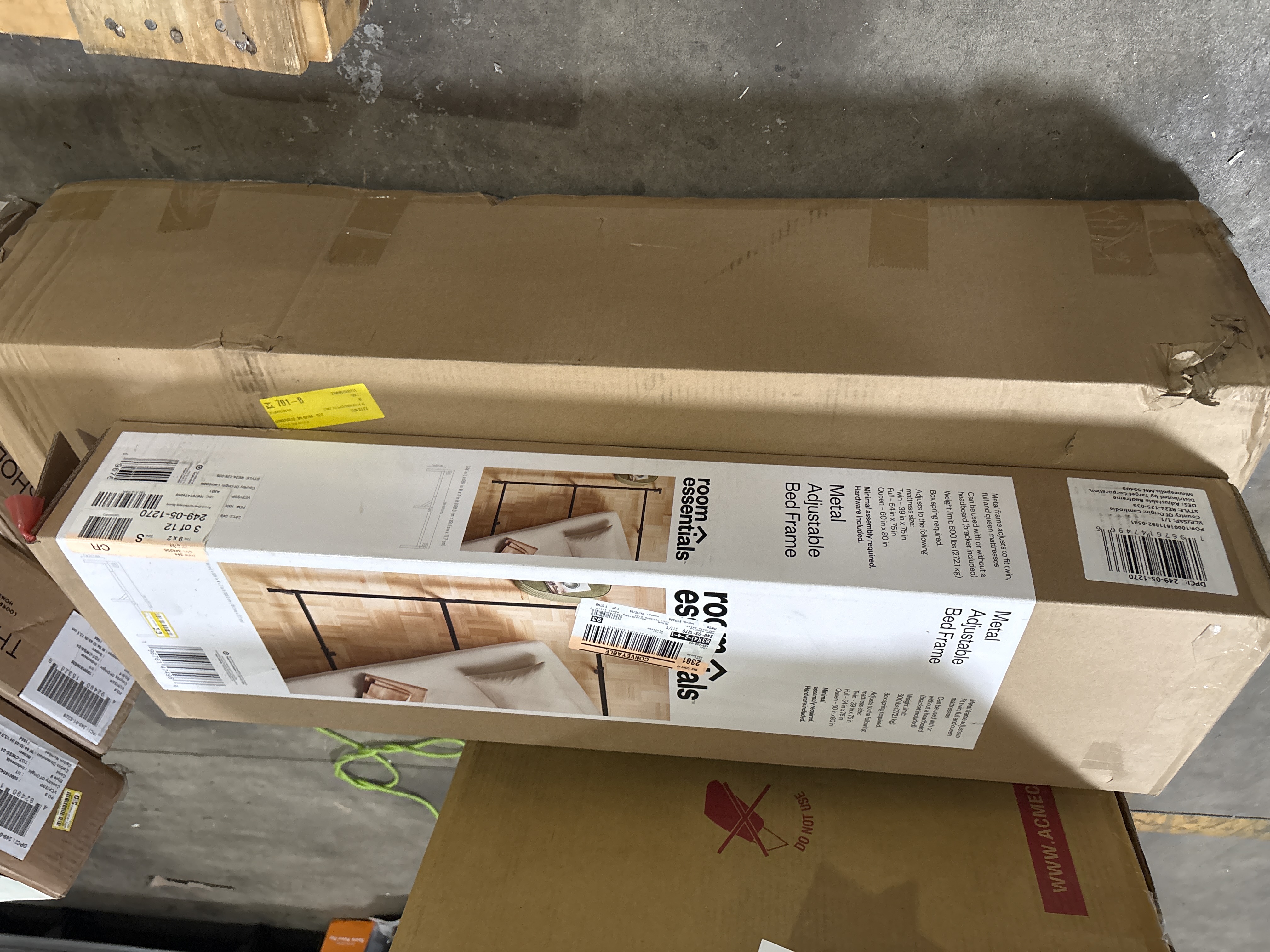 Adjustable Bed Frame Black