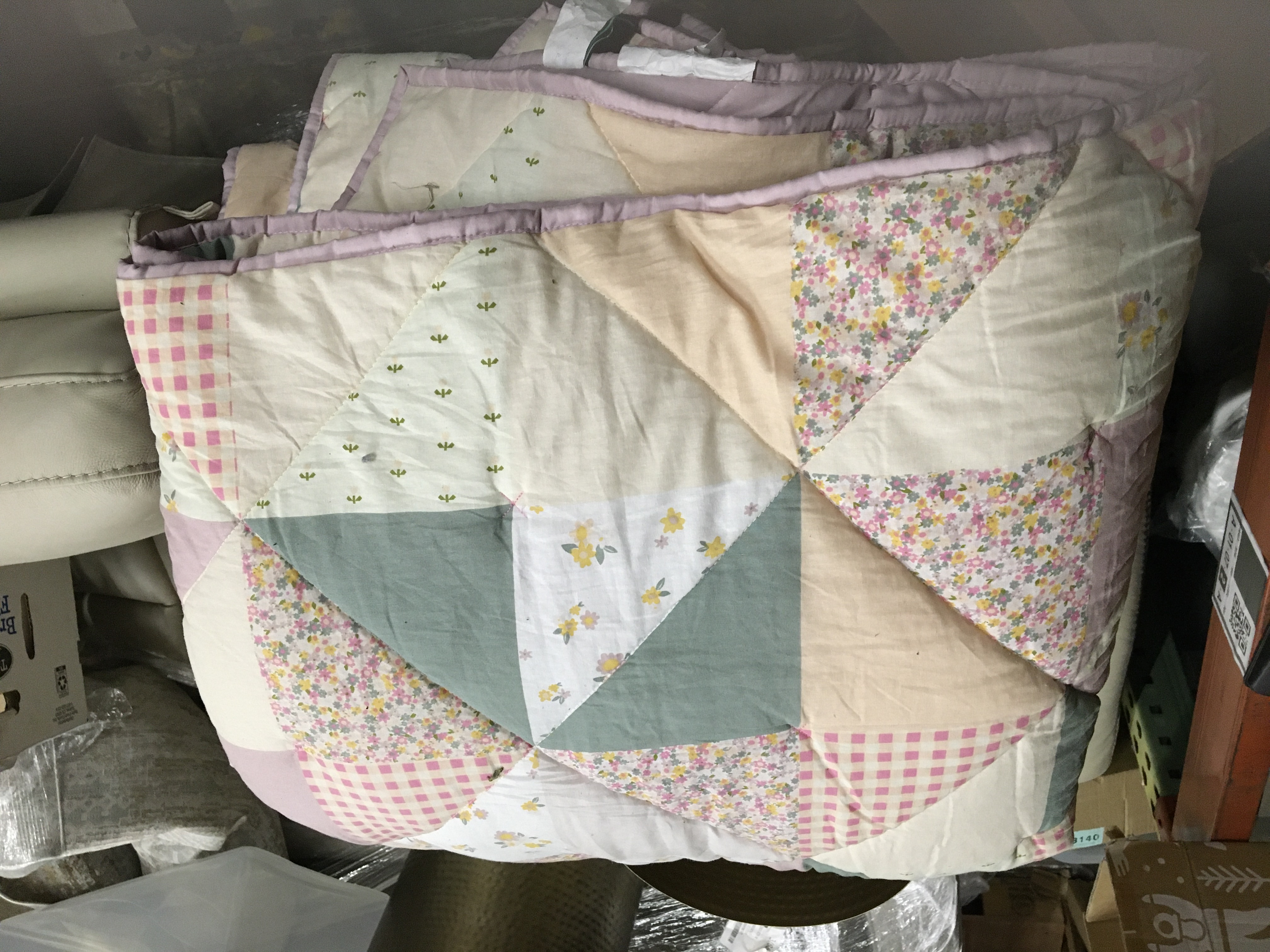Full/Queen Multi Patchwork Heirloom Kids' Quilt - Pillowfort