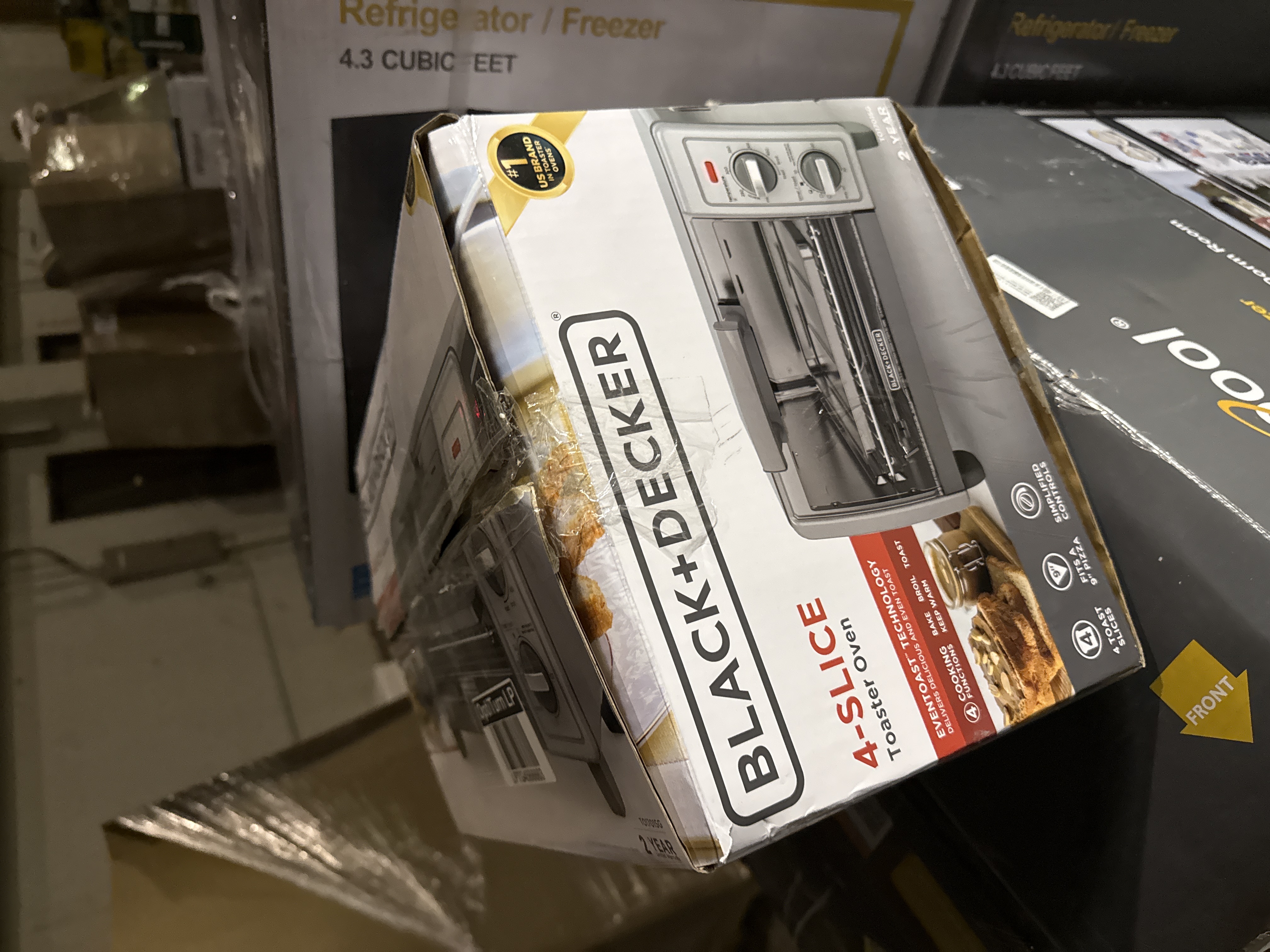 BLACK+DECKER 4 Slice Toaster Oven - Silver - TO1700SG
