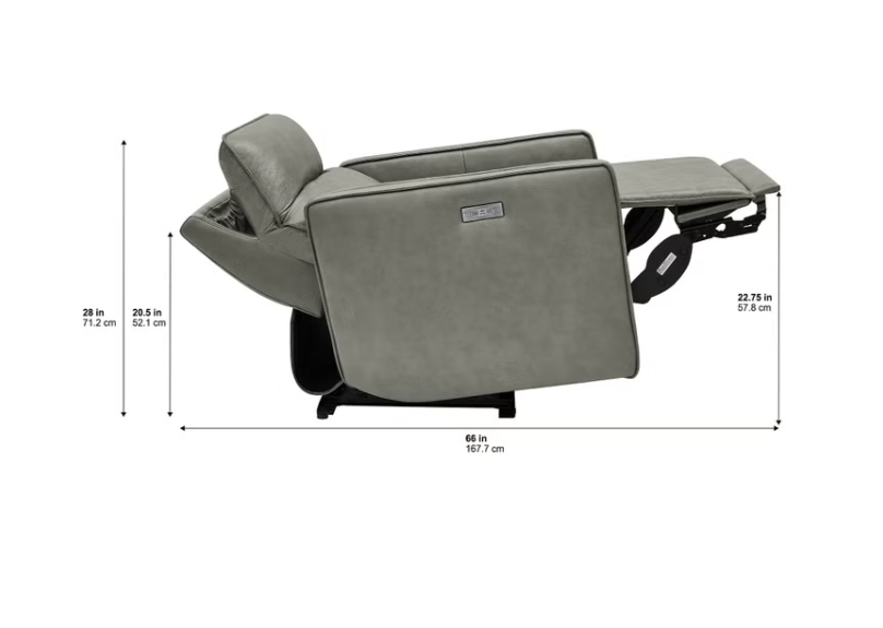 Henredon Keira Leather Zero Gravity Recliner