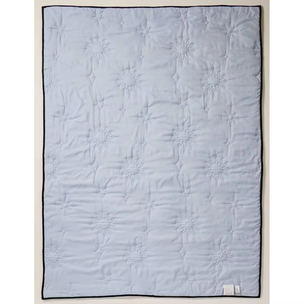Celestial Garden Twin Velvet Embroidery Comforter