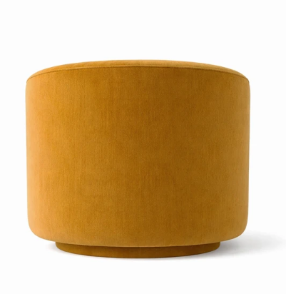 Wovenbyrd Amber Velvet Swivel Chair